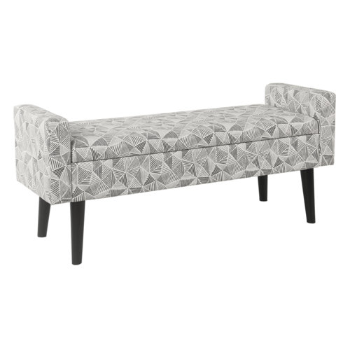 Ebern Designs Whitaker Upholstered Storage Bench & Reviews Wayfair